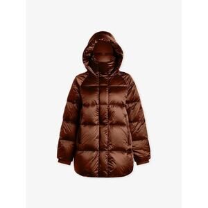 Varley Womens Canton Down Jacket Size M TSME Hooded Puffer Coat